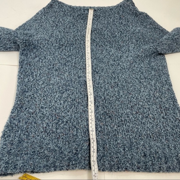 Cowl Neck Sweater Light Blue - Picture 5 of 9